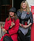 Trinny Woodall on left next to Susannah Constantine