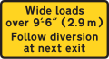 Restrictions apply. No vehicles over width shown
