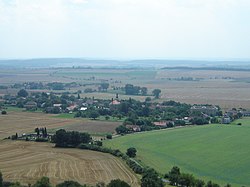 Veliš seen from the ruins of the Veliš Castle