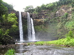 Air terjun Wailua di Hawaii, Amerika Serikat