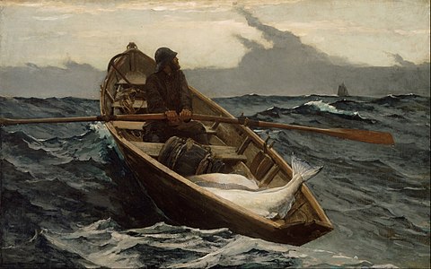 The Fog Warning, by Winslow Homer
