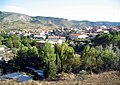 Vista parcial noroccidental del caserío Casas Altas (Valencia) desde la CN-330a