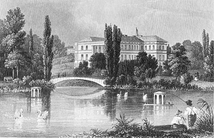 Schloss Putbus around 1850