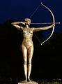 "The Archer" by night