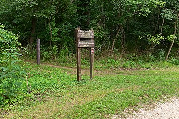 Downstream entrance, near pivot bridge remains on canal