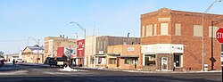 Downtown Bloomfield: east side of Broadway north of Main