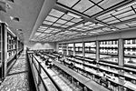 Large reading room seen from mezzanine (2012).