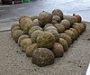 Stone balls used in the Siege of Algeciras (1342–44)