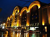 Carlos Gardel station is located under the Abasto de Buenos Aires, one of Buenos Aires' most prominent landmarks