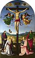 The Mond Crucifixion, 1502-3, very much in the style of پیترو پروجینو