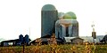 A dairy farm in Yadkin County