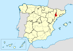 Mapa da área da diocese