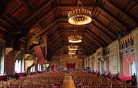 72. Platz: J.-H. Janßen mit Der Festsaal im Palas der Wartburg in Eisenach, Thüringen, Deutschland. (Fotografiererlaubnis für Innenaufnahmen erworben).