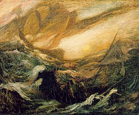 Albert Pinkham Ryder, The Flying Dutchman, vers 1896