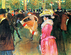 La danse au Moulin Rouge, Toulouse-Lautrec