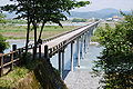 靜岡縣島田市蓬萊橋（常子與鞠子至濱松高等女學校時的必經之路）[8]