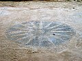 Mosaic depicting the Vergina Sun, Titana archeological site