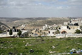 Hills surrounding Ramallah