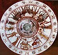 fresco painting inside the dome of the Thracian tomb of Kazanlak, Bulgaria, 4th century BC, UNESCO World Heritage Site