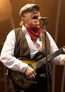 Kim Larsen at the Nibe Festival [da] in July 2009.