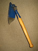 The World War II era German Klappspaten folding spade would set the trend for all future designs