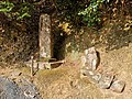 経典寺裏山の登山道の一画