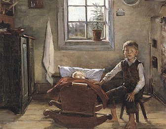 Children in a Cottage, 1892