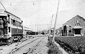 開業当初の駅構内（1912年）