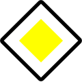 34) — Priority road