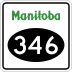 Provincial Road 346 marker