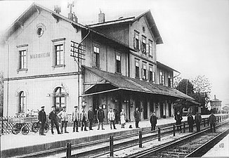 Marnheim station, early 20th century