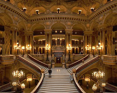 Large Staircase of Palais Garnier, by Benh