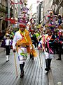 Desfile do entroido de Manzaneda en Pontevedra