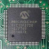 80-pin thin quad flat package (TQFP) – PIC microcontroller