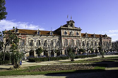Facade of the Palace of Parliament