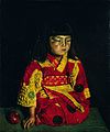 Portrait of Reiko Sitting by Ryūsei Kishida (1919)