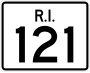 Route 121 marker