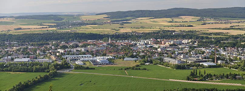 Rokycany : vue générale.