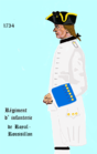 régiment Royal-Roussillon de 1734 à 1757