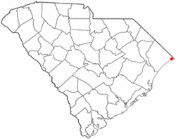 Location of Little River in South Carolina