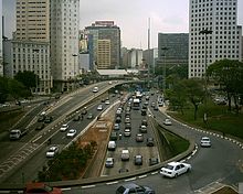 Traffic on Avenida Prestes Maia