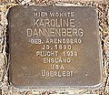 Stolperstein von Karoline Dannenberg