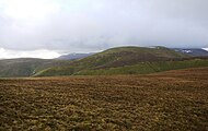 Stybarrow Dodd, seen from Great Dodd, with Green Side to the left