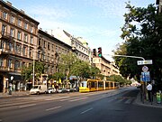 Combino Supra at the Grand Boulevard in Budapest