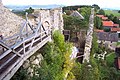 View from the tower house of the ruins