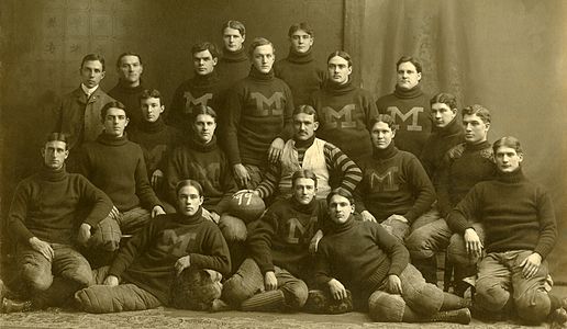 1899 Michigan Wolverines football team, by Fred Rentschler