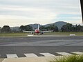 Avión de Virgin Blue llegando a Albury