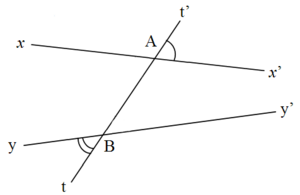 Angles alternes-externes avec deux droites quelconques