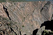 Potassium feldspar pegmatites at the Black Canyon of the Gunnison National Park, Colorado