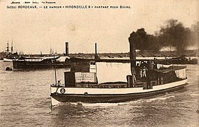 L'Hirondelle 8, vapeur à passager construit en 1867.